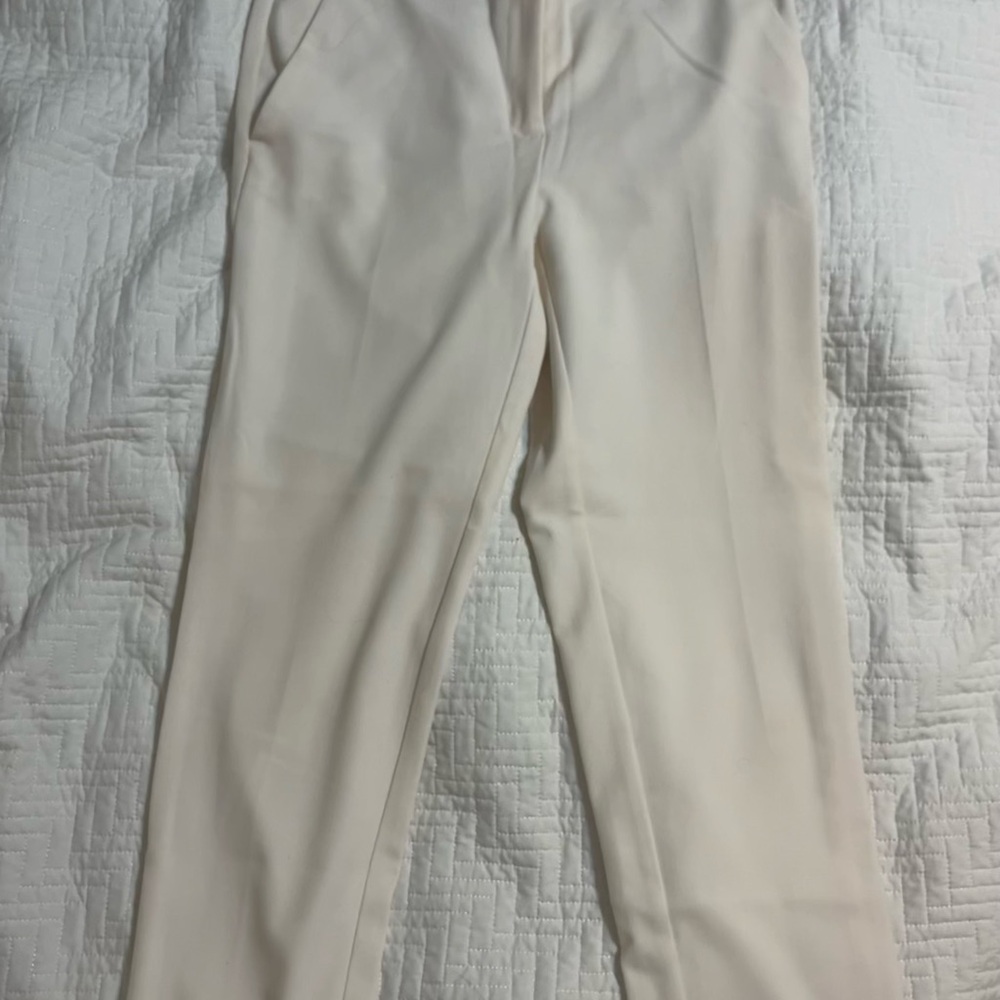 LOFT Cream Women's Trousers